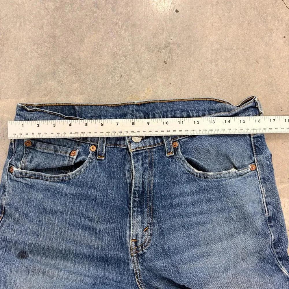Levi's 505 Dark Wash Straight Leg Jean Denim